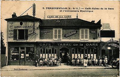 CPA Franconville (s. - & - o.) - tobacco-café de la gare et l' universeile... (290911)