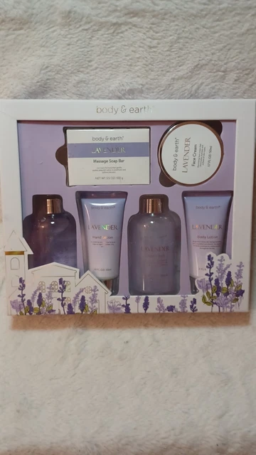 Juego de regalo de baño spa para mujeres cuerpo tierra lujo lavanda aroma burbuja caja de baño