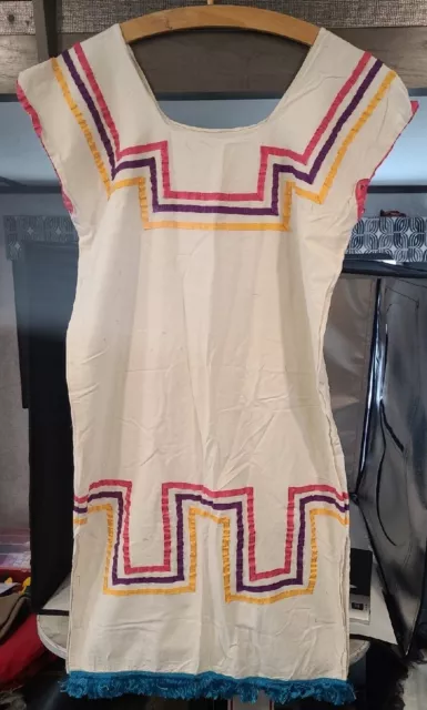 Handmade Native American Ribbon Ceremonial Dress Pow Wow Regalia