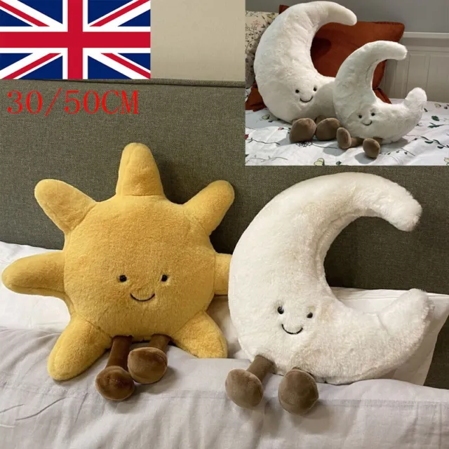 30/50CM New Jellycats style plushy Sun & Moon Cute Toy Stuffed Velvet Soft UK