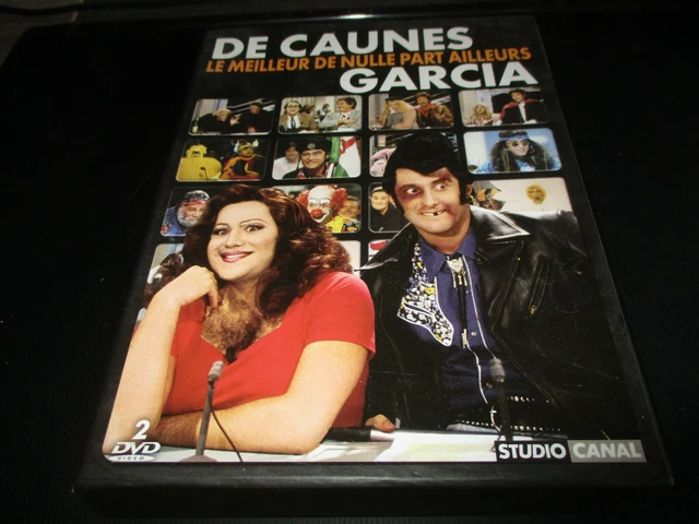 Cof 2 Dvd ANTOINE DE CAUNES / JOSE GARCIA : LE MEILLEUR DE NULLE PART AILLEURS