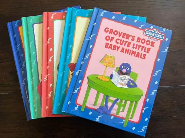 VTG Sesame Street 1992-93 Book Club Lot 5 Jim Henson’s Production Rare