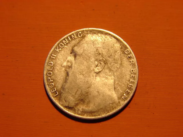 Belgie. 50 Centimen  Leopold Ii. 1901.