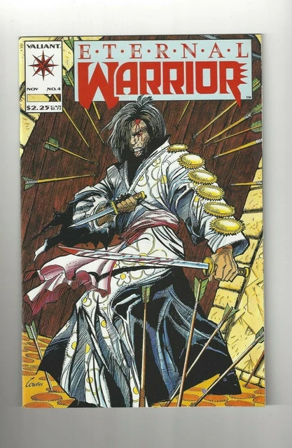 Eternal Warrior #4 9.2 (W) NM- 1st App. of Bloodshot (Cameo) Valiant Comics 1992