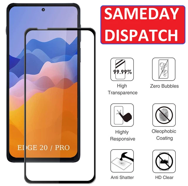 Full Coverage For Motorola Edge 20 Pro Tempered Glass Screen Protector