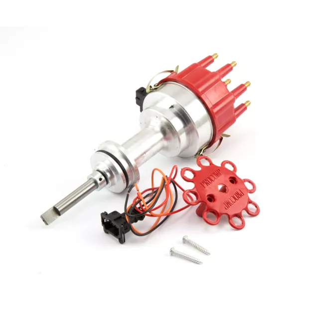 Mopar Chrysler BB 440 8020 Series Pro Billet Ready to Run Distributor [Red]