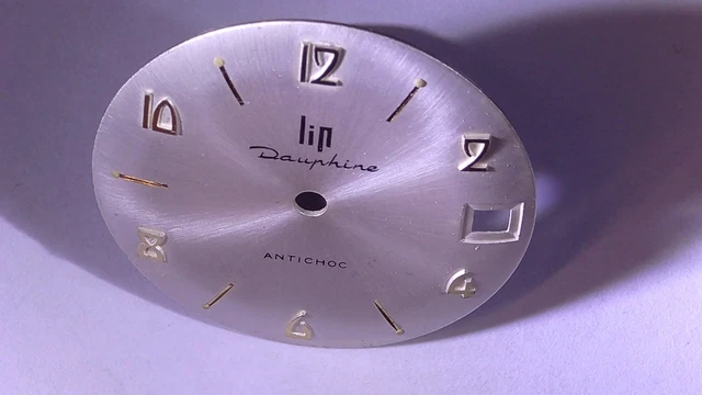 Cadran De Montre LIP Vintage 1975 – Diamètre 27,30 Mm – Pièce D’origine Neuve Sans Boîte