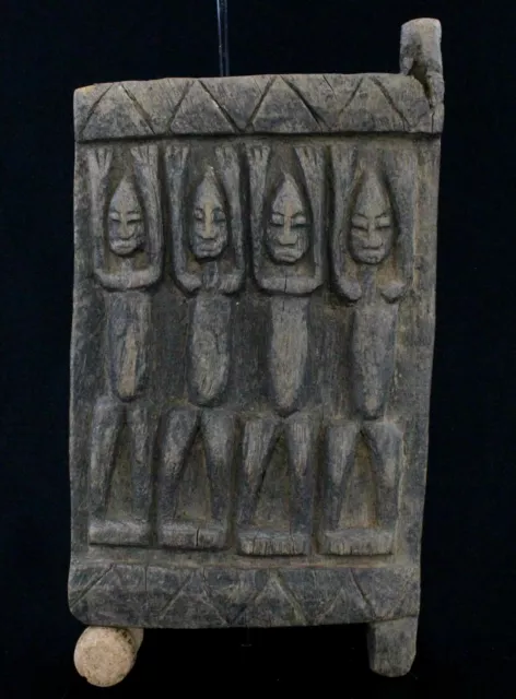 Arte Africano tribal - Piccolo Porta O Finestra Di Loft Dogon - Mali - 33,5 CMS