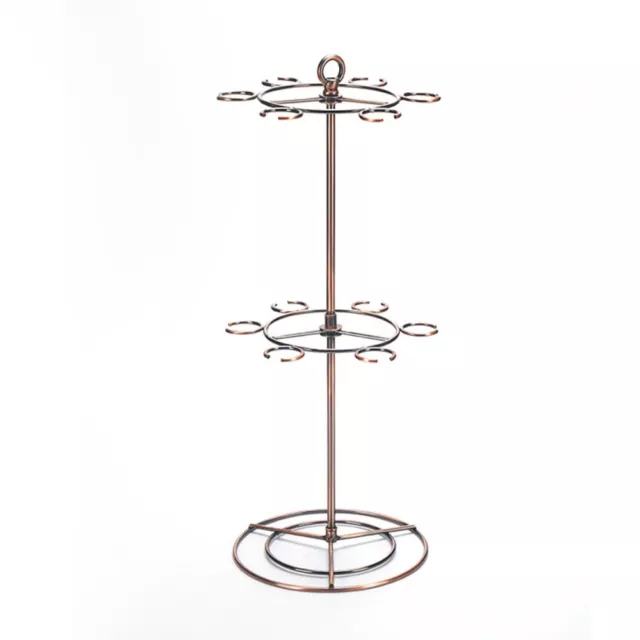 Elegant Freestanding Wine Glass Flight Server Stand  Bar