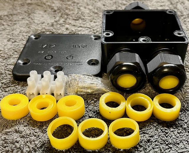 ABZWEIGDOSE IP68 WASSERDICHT Kabelmuffe Kabelverbinder Verteilerdose Anschlußbox EUR 10,00 - DE ABZWEIGDOSE IP68 WASSERDICHT Kabelmuffe Kabelverbinder Verteilerdose Anschlußbox EUR 10,00 - DE