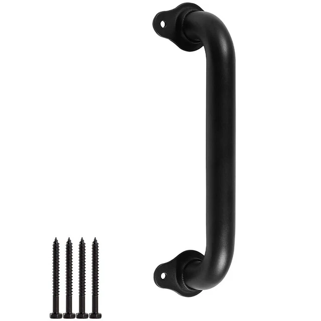 10 Inch Metal Industrial Pipe Wall Handrail - Pipe Barn Door Pull Handle,7129