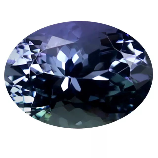 1.08 ct Fabulous Oval Cut (7 x 5 mm) Un-Heated Bluish Violet Tanzanite Gemstone