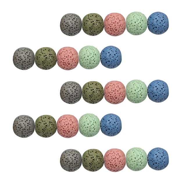 Beads Crafts Volcanic Lava Gemstone Volcanic Stone Beads Jewelry