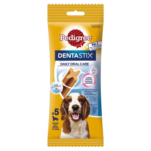 Pedigree Dentastix Diario Oral Cuidado para Mittelgr. Perros 7x5 Pieza