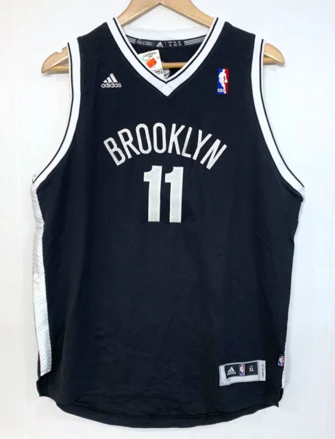 NEW Authentic Adidas Swingman Brooklyn Nets #11 Brook Lopez Jersey Size XL Black