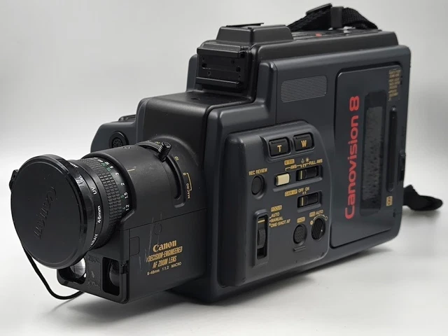 CANON A1 Digital 8mm Video Camera Hi8 Canovision, For parts Remote Sold As Is