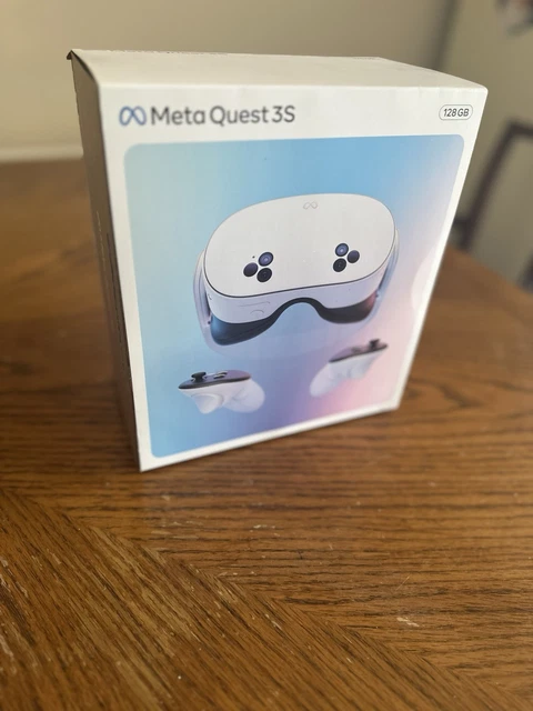 META QUEST 3S 128GB VR Headset New Open Box Mint Condition Bundle ...