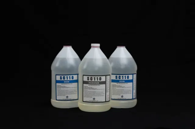 Clear Epoxy Resin 3 Gallon Kit * Uv Resistant * Marine Grade * Non-Toxic * Boat