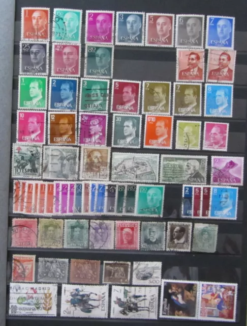 Lot Briefmarken Spanien + Portugal meißt gestempelt