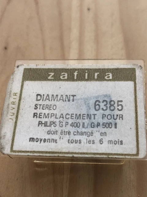 6385 Diamant  PHILIPS GP400II GP500II Stylus Needle Platine vinyle disque