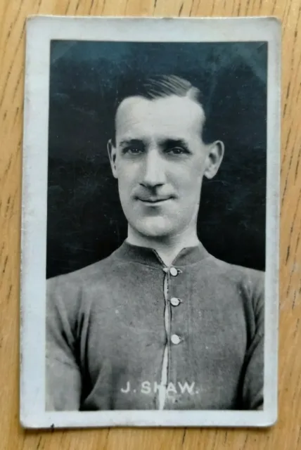 Joe Shaw Arsenal #34 Amalgamated Press Famous Football Captains 1922