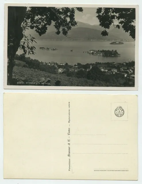 85646 - Stresa e le tre isole - Echtfoto - alte Ansichtskarte