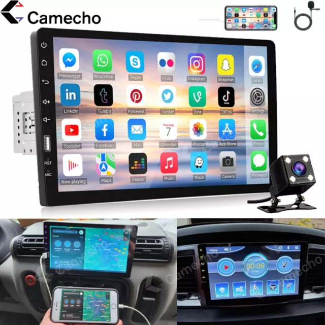 9" Touchscreen Single 1DIN Autoradio Bluetooth USB FM EQ Mirror Link Android/IOS