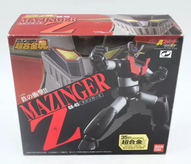 BANDAI Soul Of Chogokin MAZINGER Z GX-45 Action Figure Tamashii Nations Open Box