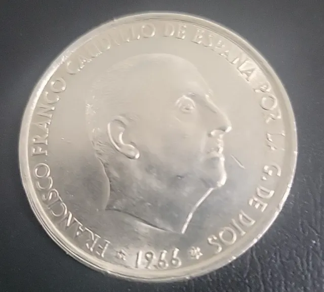 España - Moneda 100 Ptas Plata 1966 ☆66 Franco - Todas Las ☆ Visibles (2) - Leer