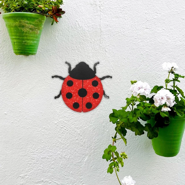 Insect Theme Wall Hanging Decor Beetle Wall Decor Metal Beetle Wall Sculpture 2