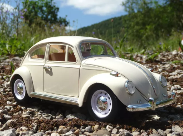 RC VW Käfer 1300 mit METALL-KAROSSE Länge 23cm  Ferngesteuert 40MHz       403031