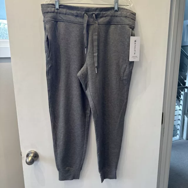 NWT! ATHLETA WOMENS Pants LG Gray Balance Jogger Athletic Sweatpants  Pockets £61.01 - PicClick UK