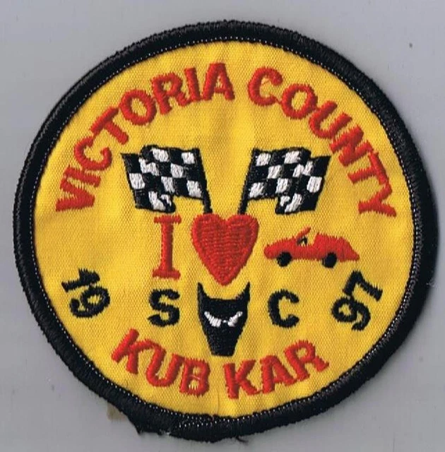 Scouts Canada Patch Kub Kar Rally 1997 Victoria County