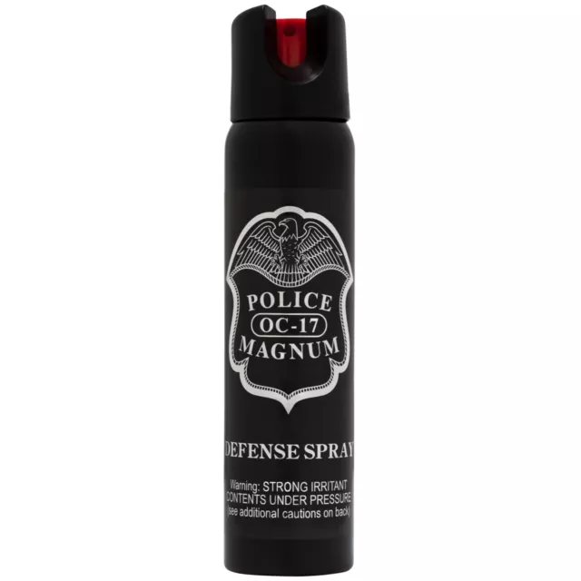 Police Magnum pepper spray 5 oz ounce Safety Lock Defense Security Protection