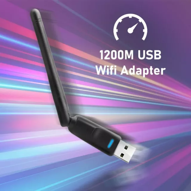 Dongle WiFi 2.4 GHz USB MT760,Antenna 802.11n fino a 150Mbps per PC/Mac DVB-T2
