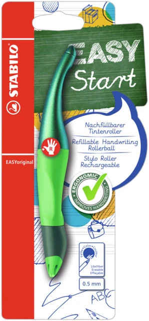 Ergonomischer Tintenroller für Rechtshänder - STABILO EASYoriginal Holograph...