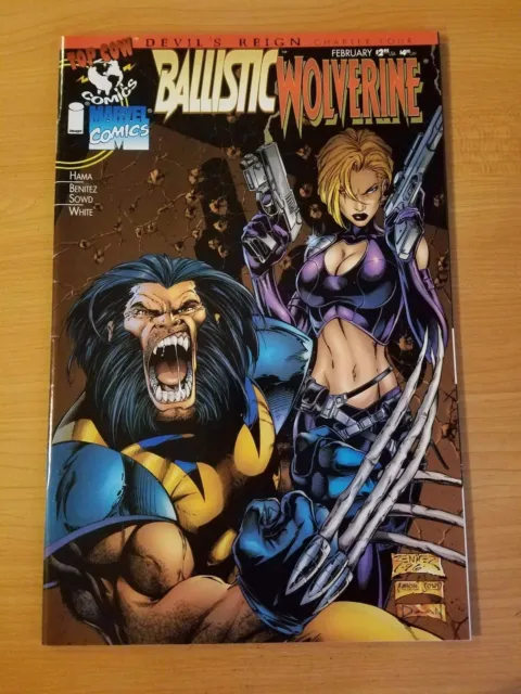 Ballistic / Wolverine #1 ~ NEAR MINT NM ~ (1997, Top Cow / Marvel Comics)