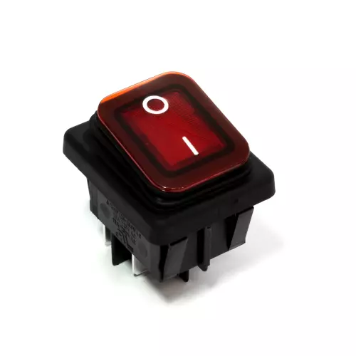 Part#OX91032 BIPOLAR RED LIGHT SWITCH 16A 63mm. All Offers Considered