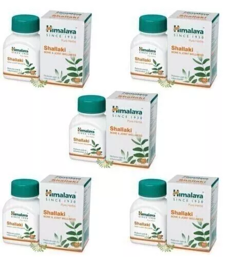 Himalaya Shallaki Boswellia Joint Support For Mobility &Flexibility 5 Box 2026