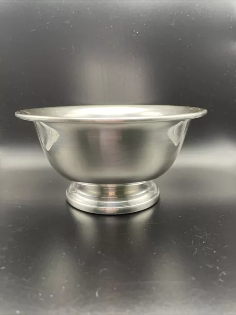 Poole Silver Company Bowl Sterling 502 Authentic Reproduction Footed 6" Vintage