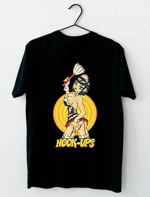 HOOK-UPS SKATEBOARD BLACK T shirt Anime shirt all size $15.99 - PicClick