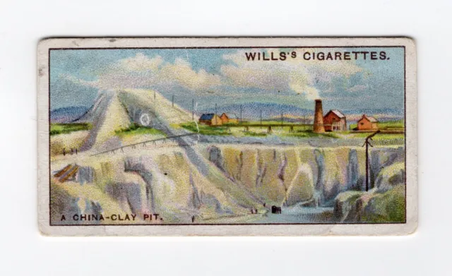 Wills Do You Know (2nd series) 1926 #12 China Clay Pit in Cornwall