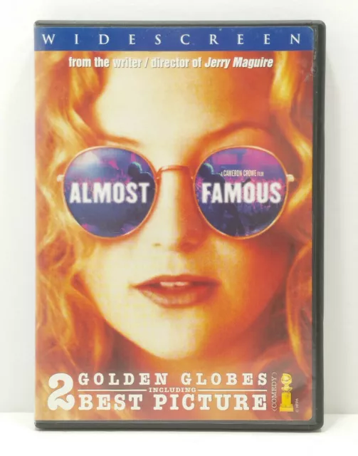 Almost Famous (DVD, 2001) Kate Hudson Widescreen TESTED