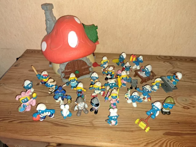 Schlumpf Sammlung Schlümpfe Konvolut Schleich Peyo Bully Smurf Schtroumpf