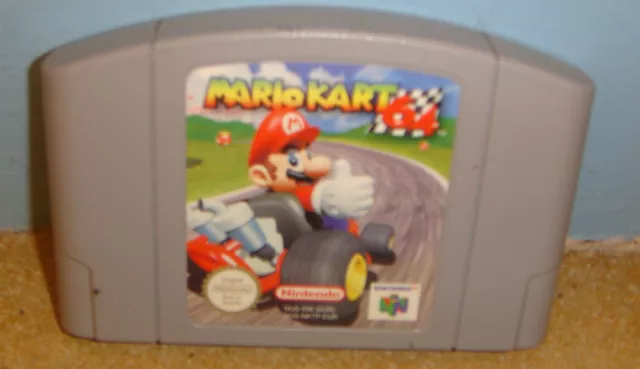 Mario Kart 64 Nintendo N64 Game Uk Eur Pal *Cart Only*