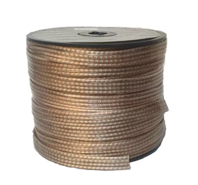 50m/100m Rollos Alta Calidad Coche Hifi Audio Plano Altavoz Cable 2x4.00mm /