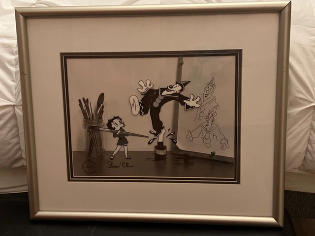 "Out of the Inkwell" Betty Boop   Limited Edition Cel