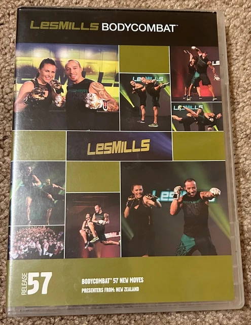 LES MILLS BODYCOMBAT Body Combat 57 DVD + CD Home Fitness Cardio