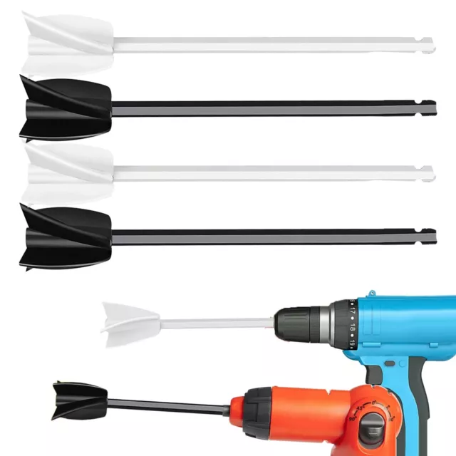 4Pcs Resin Drill Paint Pot Plaster Mixer Stirrer Mixing Mix Paddle Whisk Tool