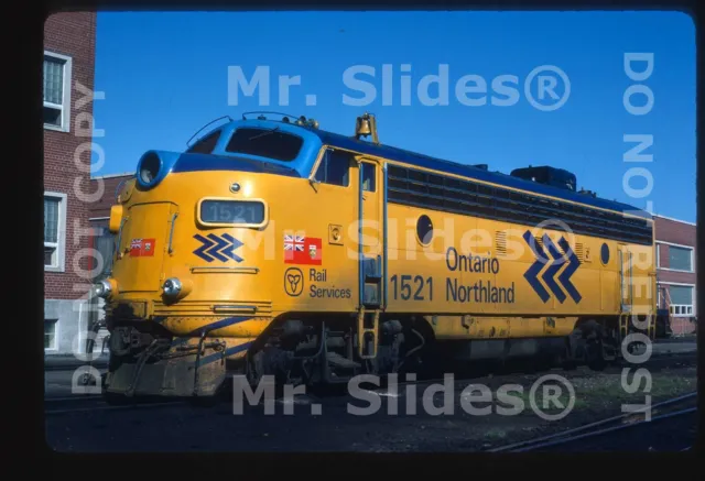 Original Slide ONR Ontario Northland FP7A 1521 North Bay ON 1987